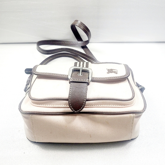 Burberry Canvas Leather Shoulder Bag - Picture 5 of 8